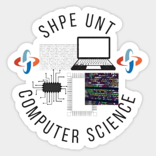 SHPE UNT Computer Science Sticker